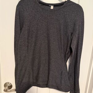 Lululemon Athletica Gray Running Shirt